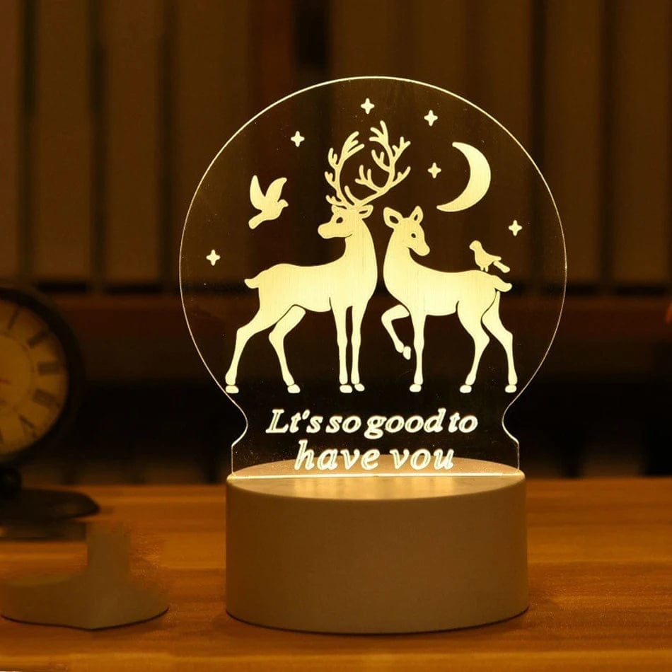 Cadeau showroom 05 Veilleuses LED de décoration