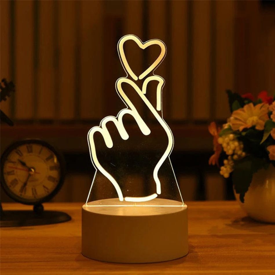 Cadeau showroom 08 Veilleuses LED de décoration