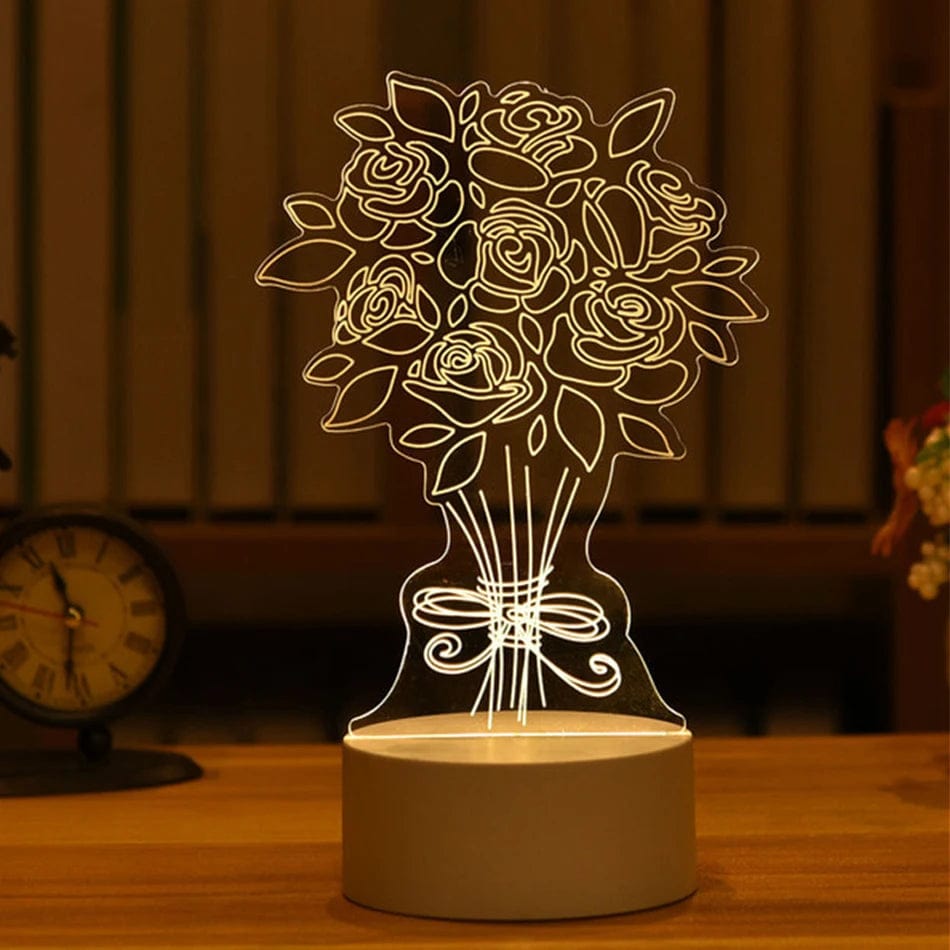 Cadeau showroom 17 Veilleuses LED de décoration