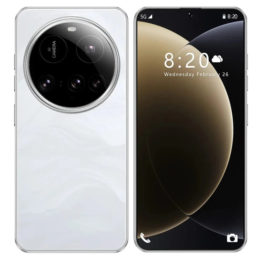 Cadeau showroom 22GB 2TB / Blanc Smartphone M15 7.3 pouces double SIM 22GB 2TB