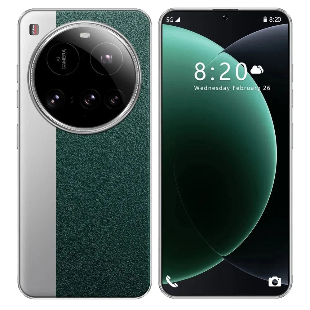 Cadeau showroom 22GB 2TB / Vert Smartphone M15 7.3 pouces double SIM 22GB 2TB