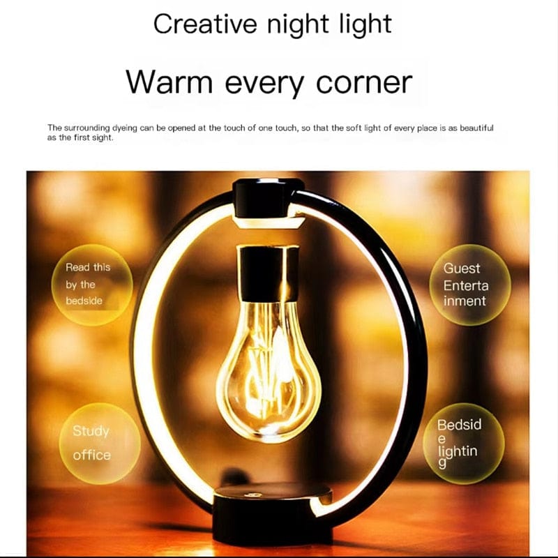 Cadeau showroom Ampoule LED en lévitation magnétique