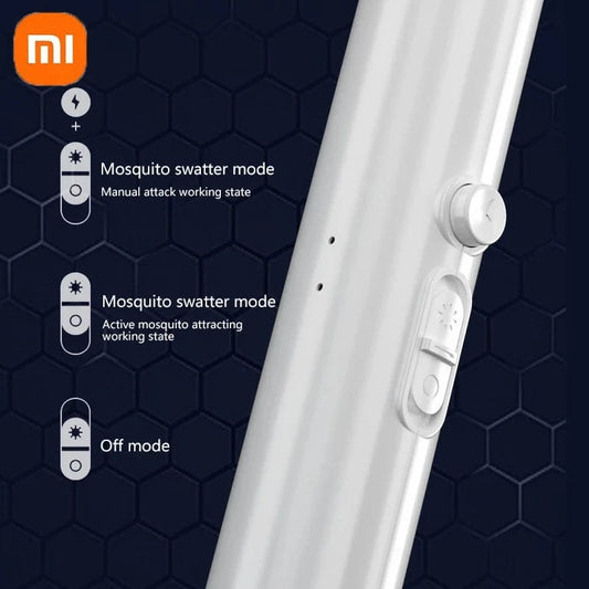 Cadeau showroom anti moustiques Blanc Anti-Moustiques 2 en 1 Rechargeable