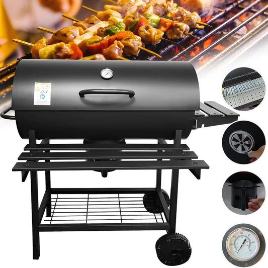 Cadeau showroom barbecue Noir Barbecue grill pour camping pique-nique