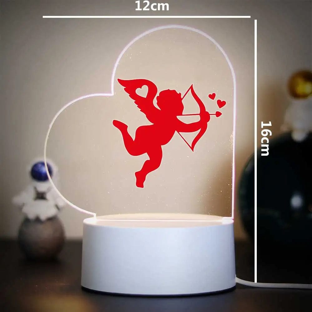 Cadeau showroom Base craquelée 7 couleurs / AP-X-Y1085 / USB Plug Lampe de Nuit 3D de Léon pour Décoration de Chambre