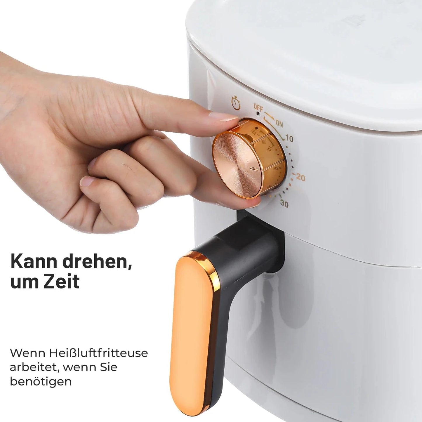 Cadeau showroom Blanc Friteuse air fryer