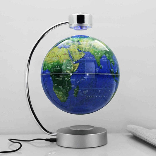 Cadeau showroom Bleu Lampe de bureau intelligente en forme d'ellipse