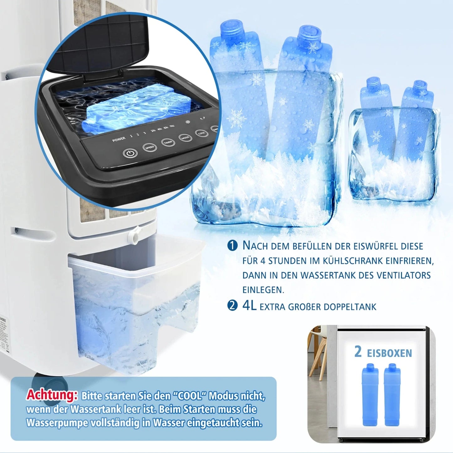 Cadeau showroom climatiseurs Blanc Climatiseur silencieux, compact, ultra pratique
