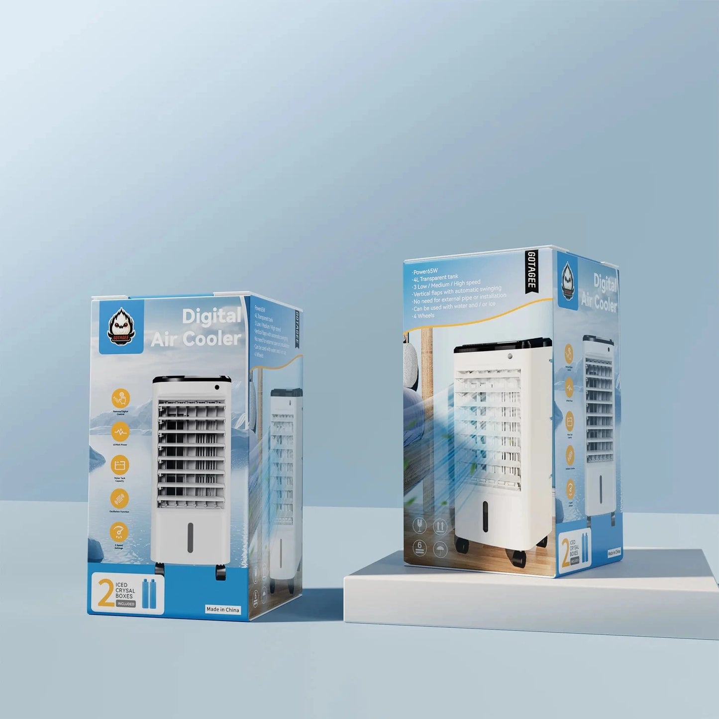 Cadeau showroom climatiseurs Blanc Climatiseur silencieux, compact, ultra pratique