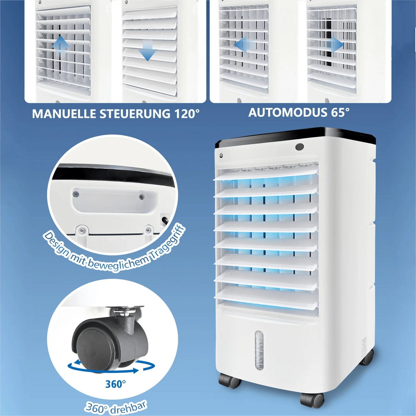 Cadeau showroom climatiseurs Blanc Climatiseur silencieux, compact, ultra pratique