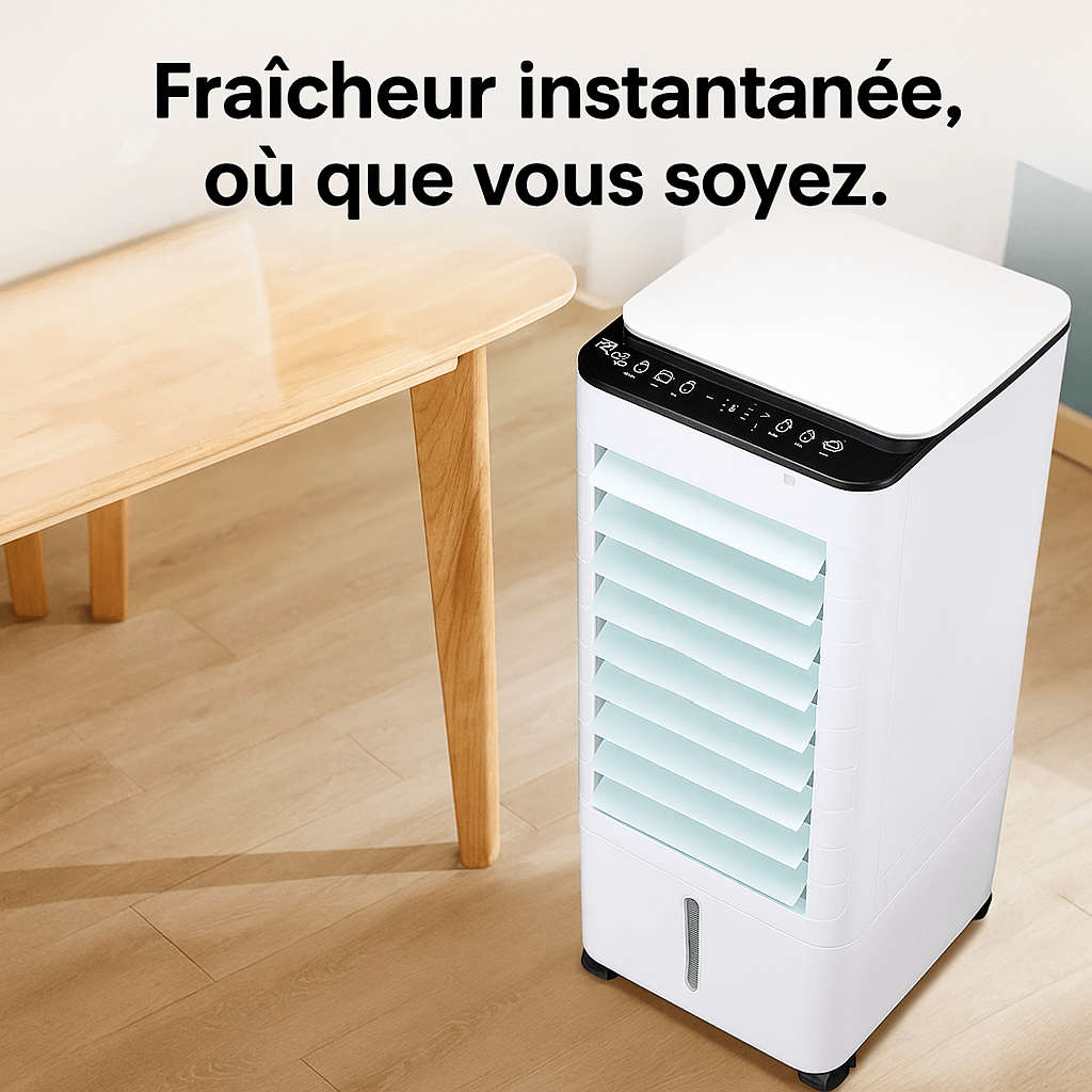 Cadeau showroom climatiseurs Blanc Climatiseur silencieux, compact, ultra pratique