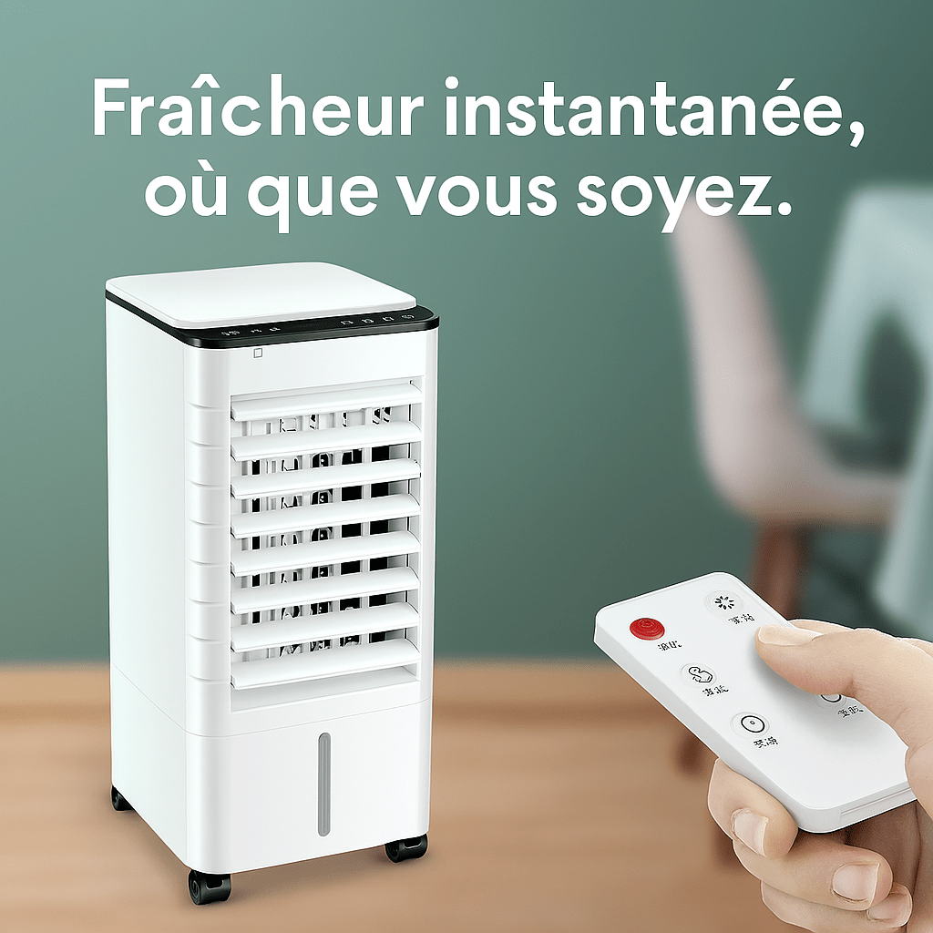 Cadeau showroom climatiseurs Blanc Climatiseur silencieux, compact, ultra pratique