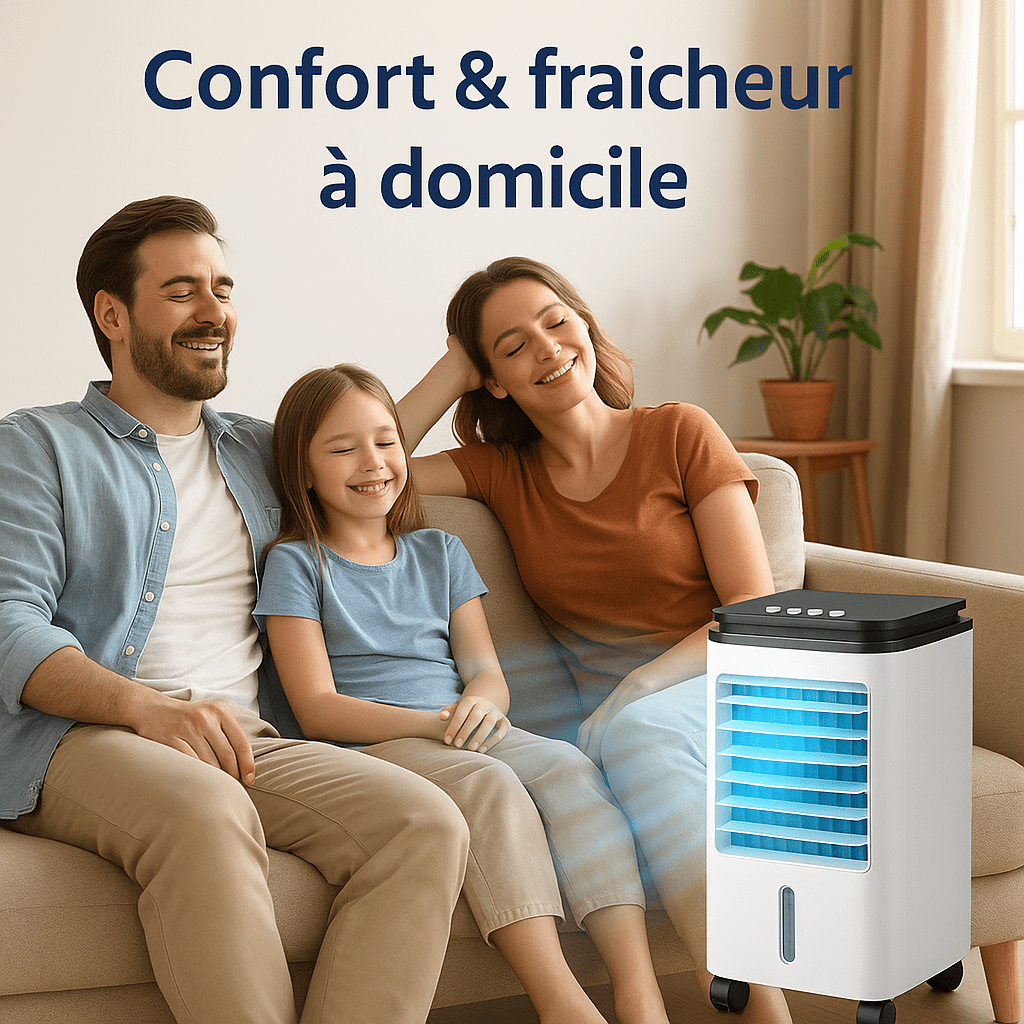 Cadeau showroom climatiseurs Blanc Climatiseur silencieux, compact, ultra pratique