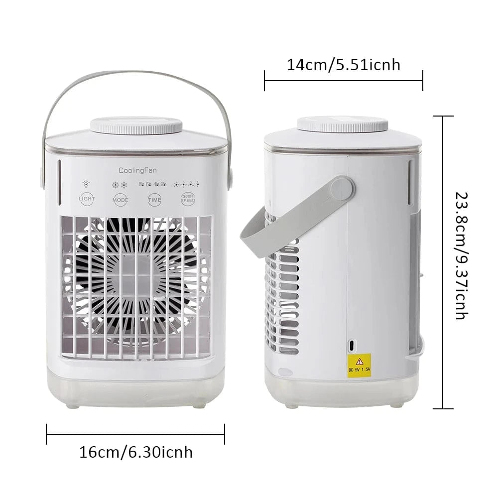 Cadeau showroom climatiseurs Blanc Petit climatiseur électrique avec eau et glace
