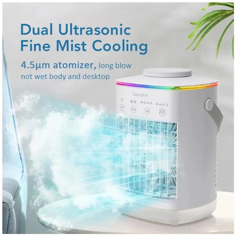Cadeau showroom climatiseurs Blanc Petit climatiseur électrique avec eau et glace