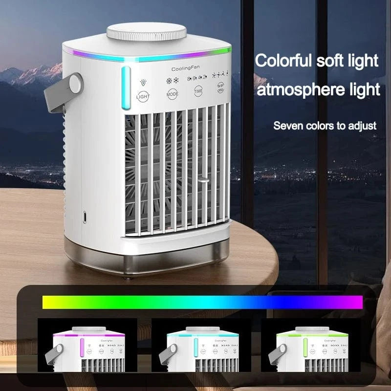 Cadeau showroom climatiseurs Blanc Petit climatiseur électrique avec eau et glace