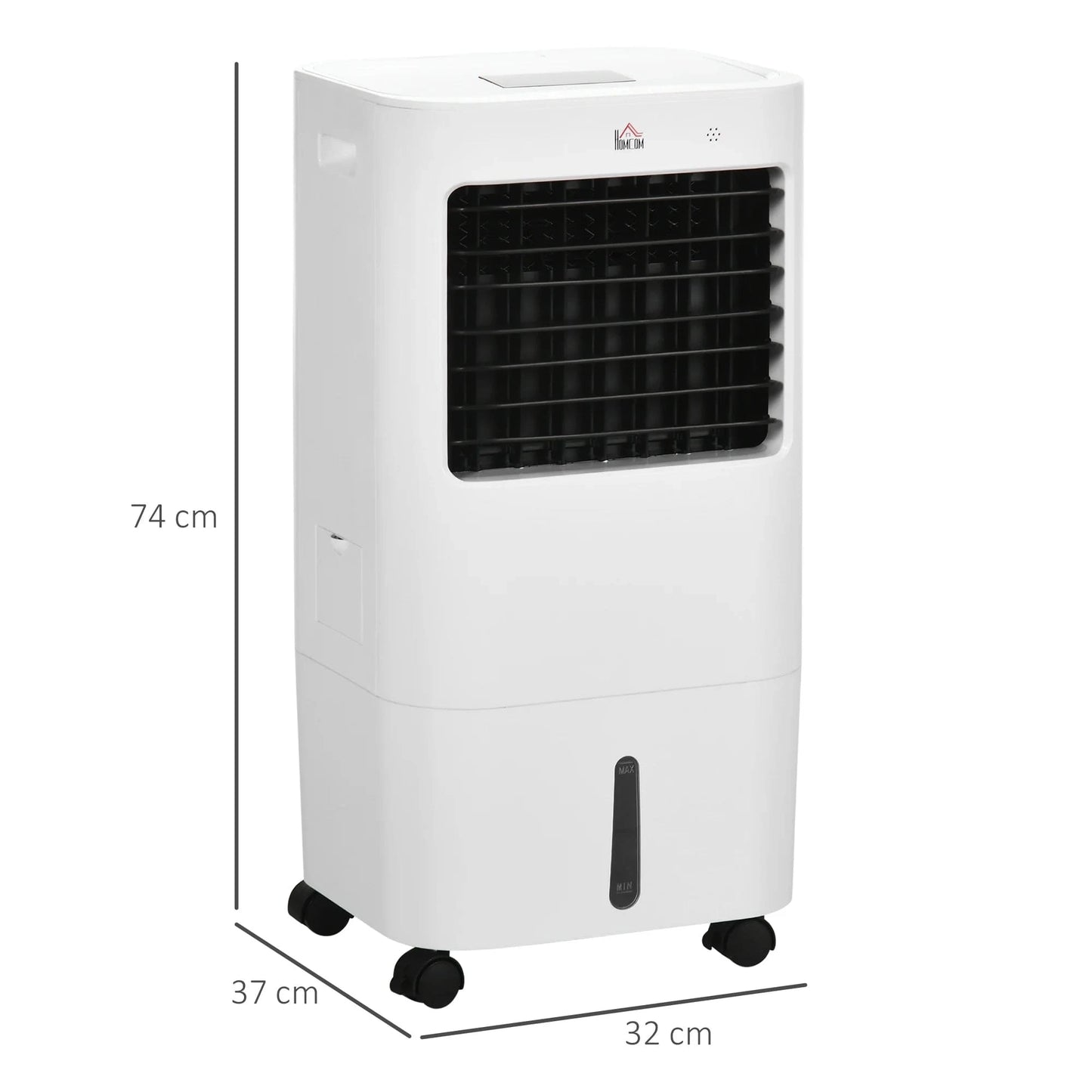 Cadeau showroom climatiseurs Blanc Refroidisseur d'air portable 15 L HOMCOM