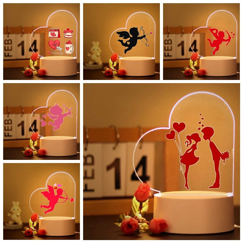 Cadeau showroom Lampe de Nuit 3D de Léon pour Décoration de Chambre