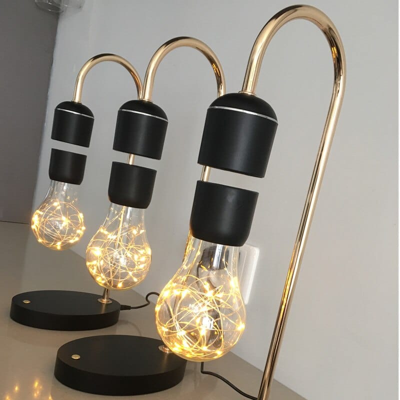 Cadeau showroom Lampe Led flottante noire