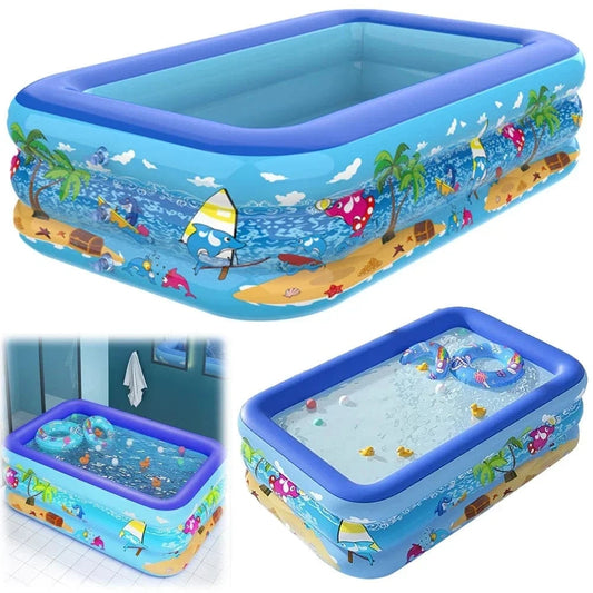 Cadeau showroom piscine gonflable 140X100X46CM Piscine gonflable en PVC 140 X 100 X 46CM