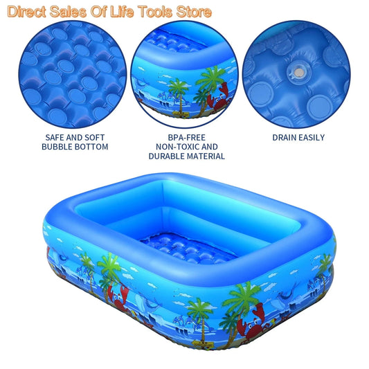 Cadeau showroom piscine gonflable 150cm Piscine gonflable en PVC 150 cm