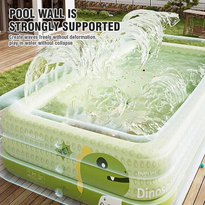 Cadeau showroom piscine gonflable 2.1M avec auvent Grande piscine gonflable de 2,1 M avec auvent