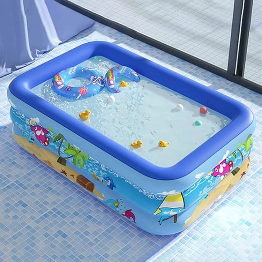 Cadeau showroom piscine gonflable M 120cm x 90cm x 47cm Piscine gonflable de 1,2 m