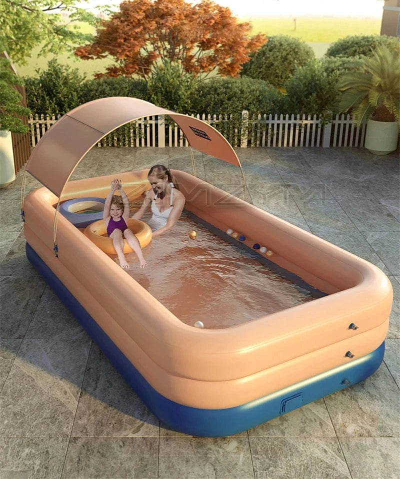 Cadeau showroom piscine gonflable Piscine gonflable automatique à 3 niveaux, 210 cm