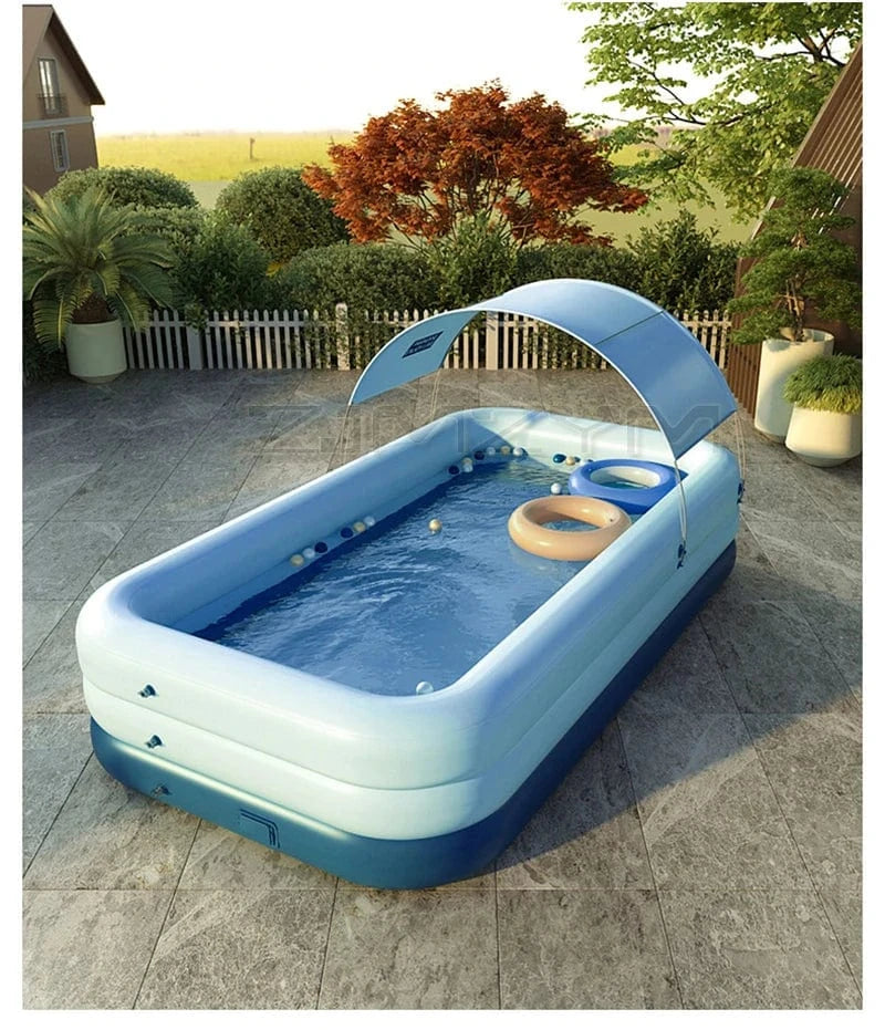 Cadeau showroom piscine gonflable Piscine gonflable automatique à 3 niveaux, 260 cm