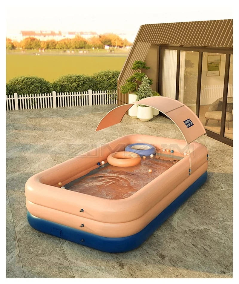 Cadeau showroom piscine gonflable Piscine gonflable automatique à 3 niveaux, 260 cm