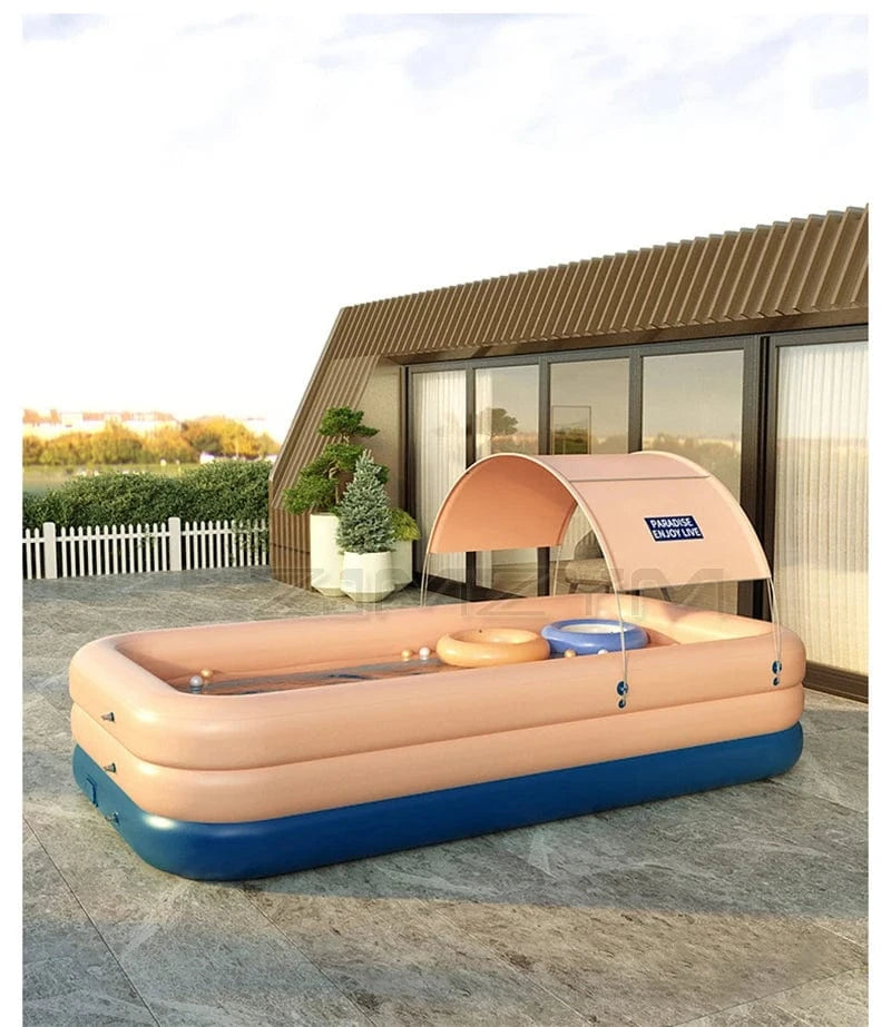 Cadeau showroom piscine gonflable Piscine gonflable automatique à 3 niveaux, 260 cm