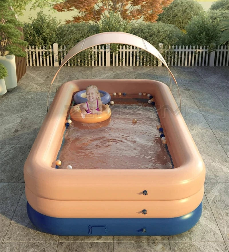 Cadeau showroom piscine gonflable Piscine gonflable automatique à 3 niveaux, 260 cm