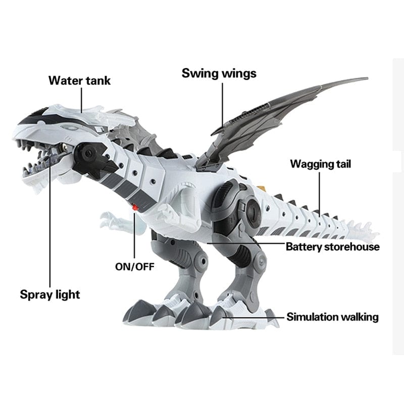 Cadeau showroom Robot dinosaure à grand jet