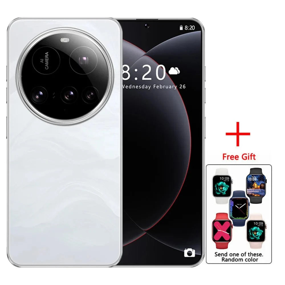 Cadeau showroom Smartphone M15 7.3 pouces double SIM 22GB 2TB