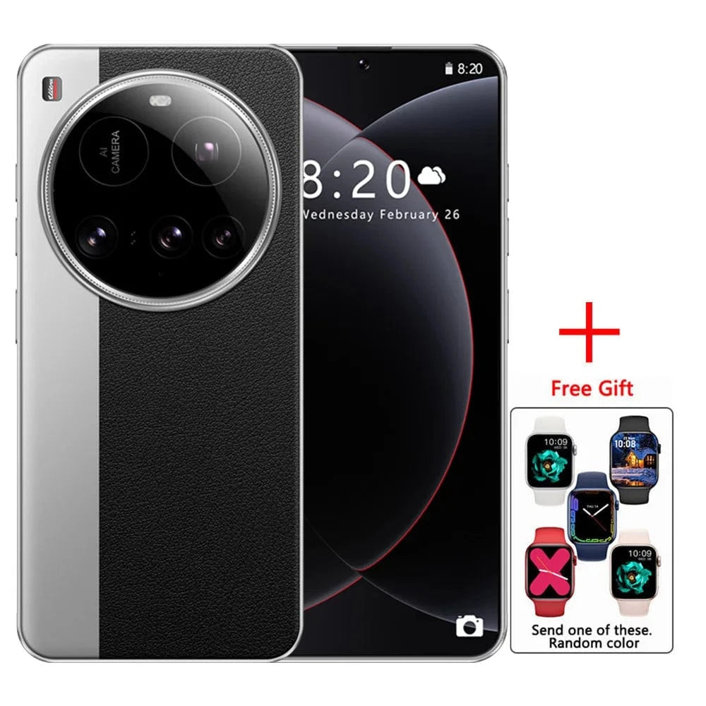 Cadeau showroom Smartphone M15 7.3 pouces double SIM 22GB 2TB