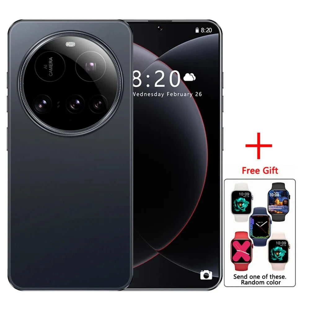 Cadeau showroom Smartphone M15 7.3 pouces double SIM 22GB 2TB
