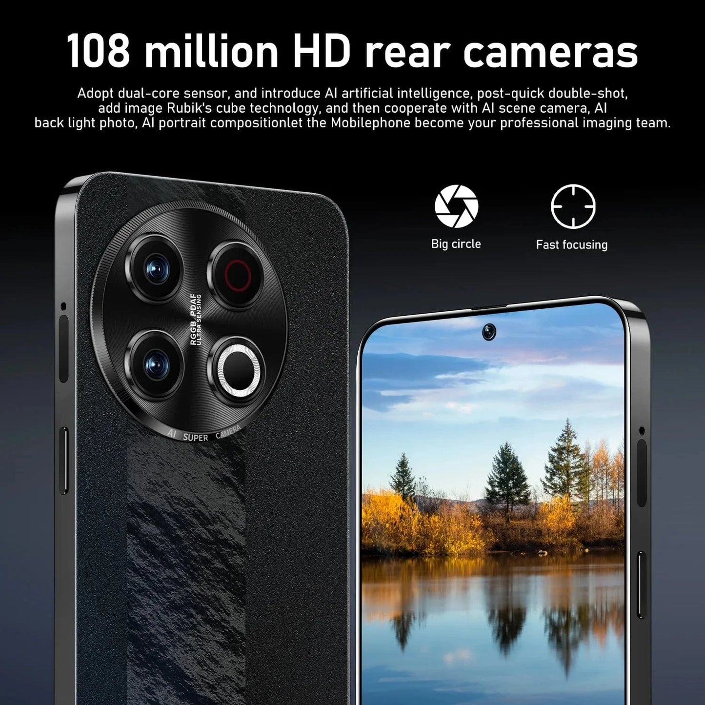 Cadeau showroom smartphone Xioami 15 Ultra Original 7.3 inch 12GB 256GB tout opérateur