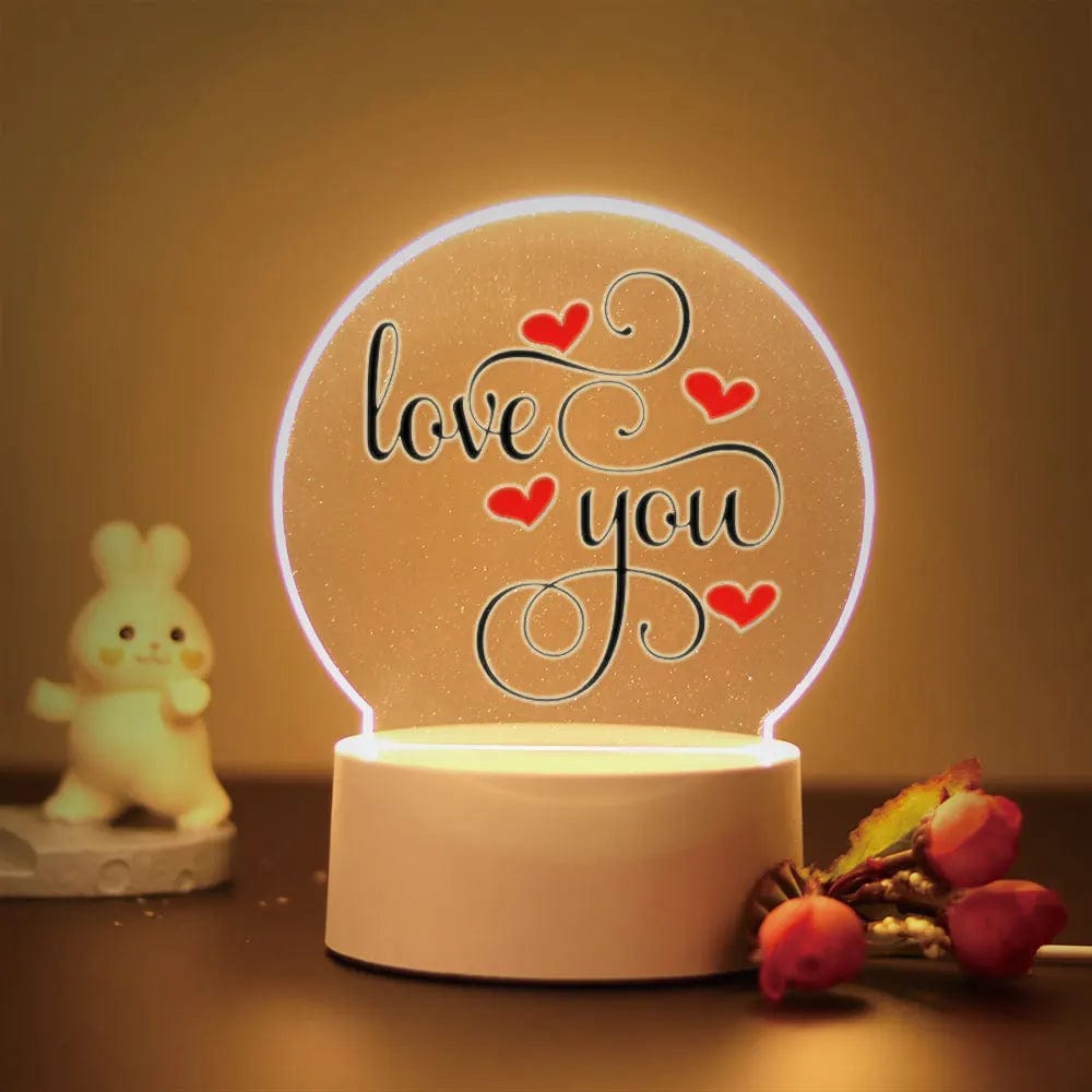 Cadeau showroom Veilleuse 3D amour