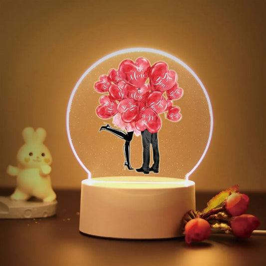 Cadeau showroom Veilleuse 3D amour