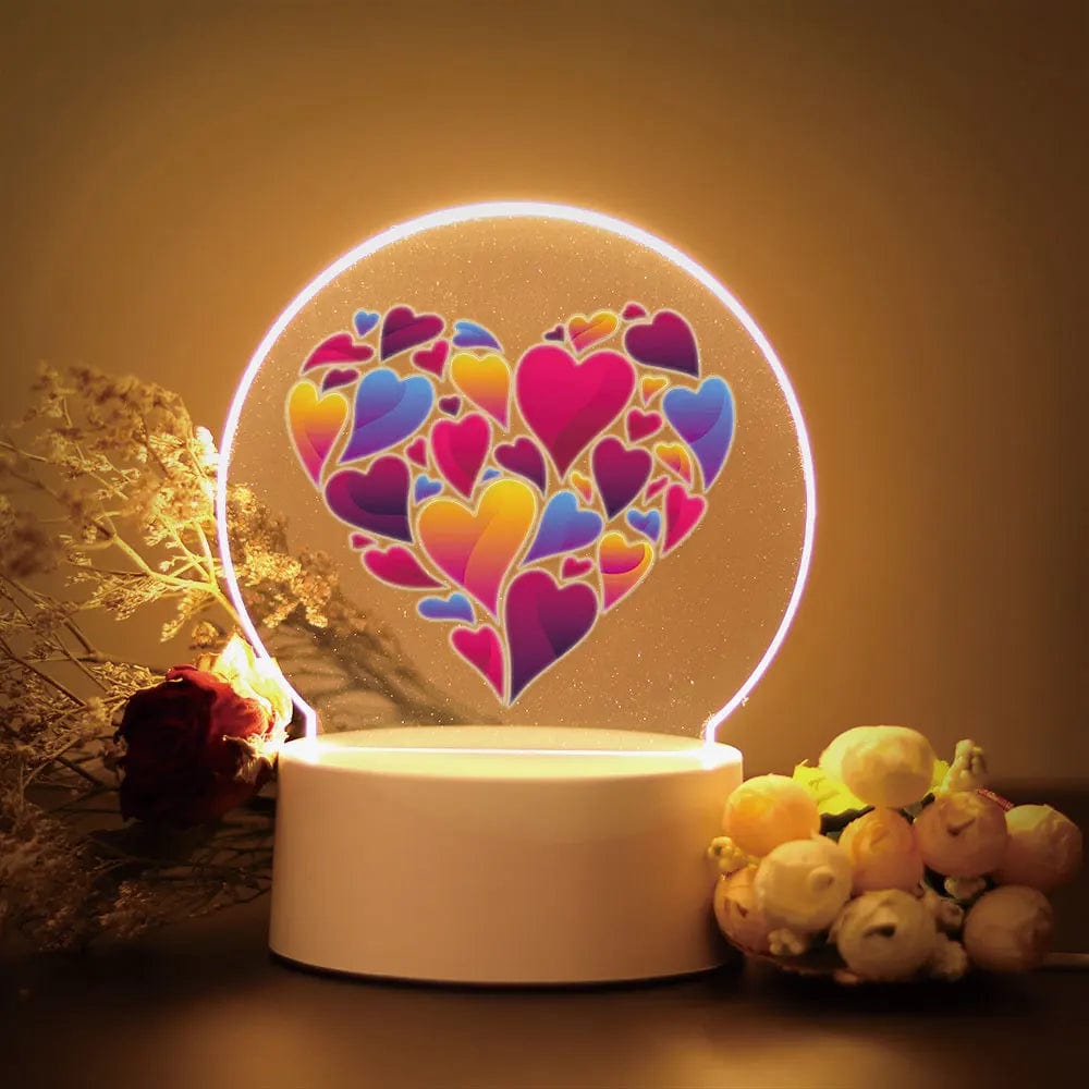 Cadeau showroom Veilleuse 3D amour