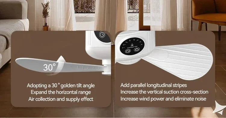 Cadeau showroom ventilateurs 7200mah Ventilateur de plafond portable avec lumière, rechargeable par USB