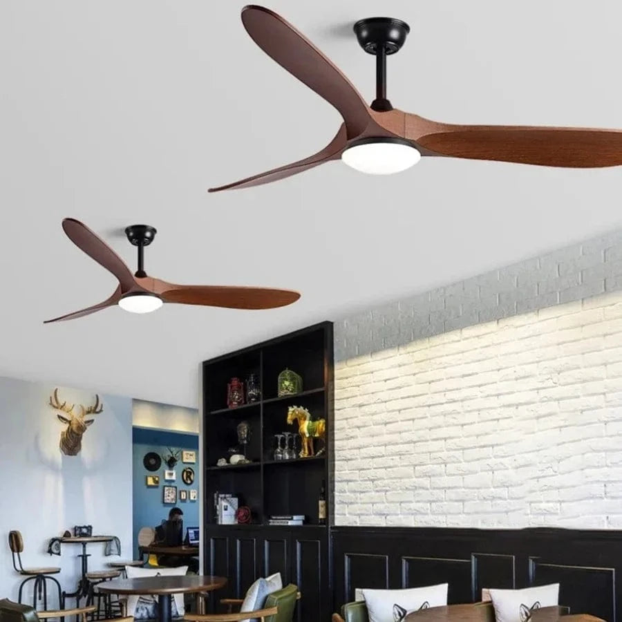 Cadeau showroom ventilateurs Blanc / 41cm x 132cm Ventilateur de plafond LED, pales réversibles 41cm x 132CM