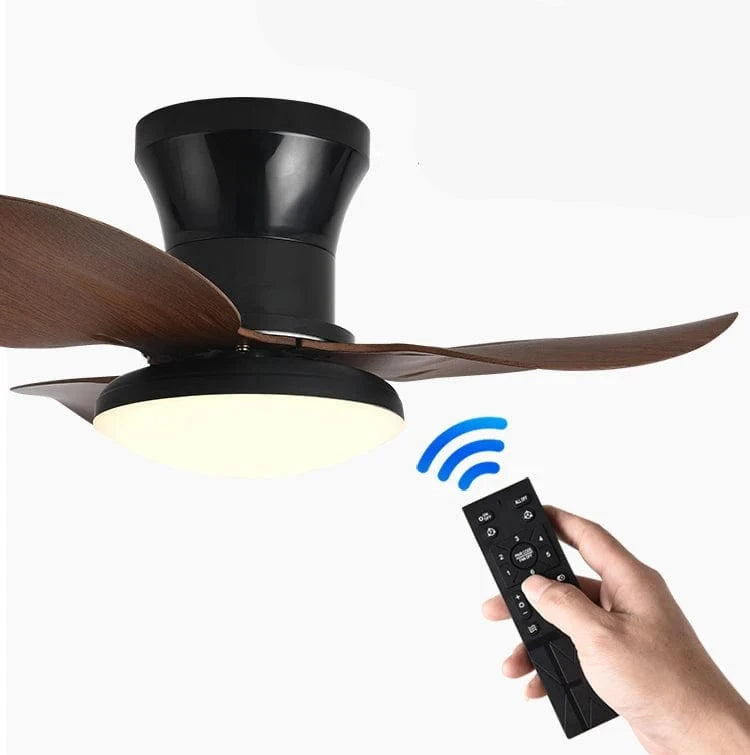 Cadeau showroom ventilateurs Noir Ventilateur de plafond silencieux à haute puissance