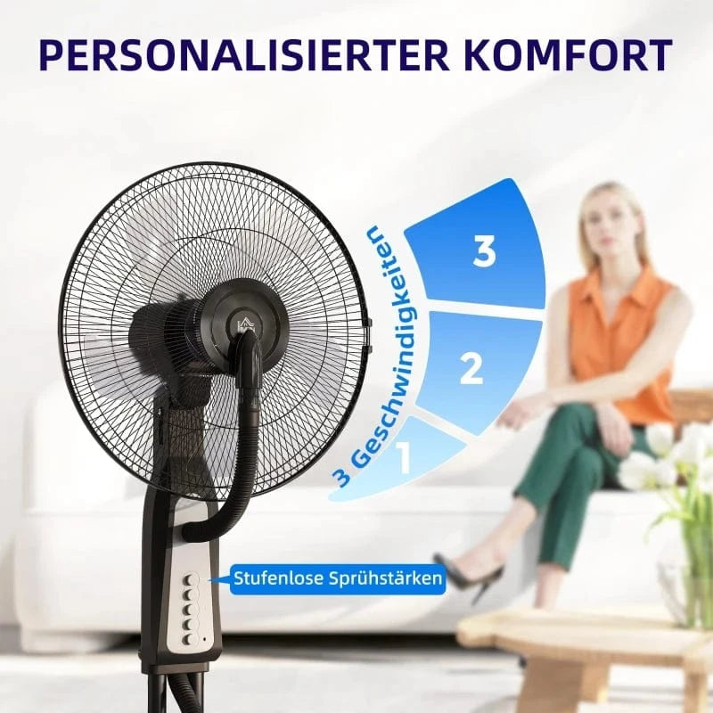 Cadeau showroom ventilateurs Ventilateur brumisateur silencieux 90 W