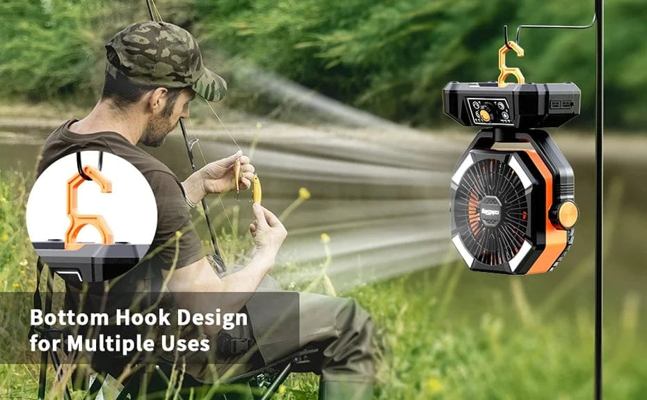 Cadeau showroom ventilateurs Ventilateur de camping ColdSky 20 000 mAh