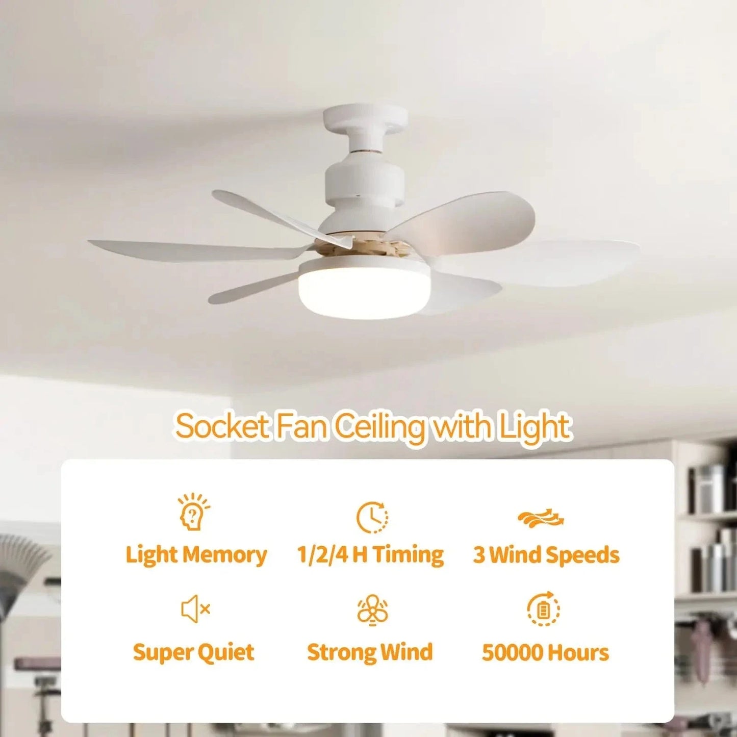 Cadeau showroom ventilateurs Ventilateur de plafond avec LED 40 W