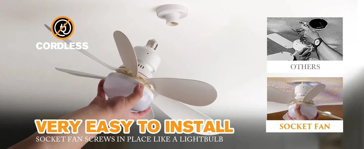 Cadeau showroom ventilateurs Ventilateur de plafond avec LED 40 W