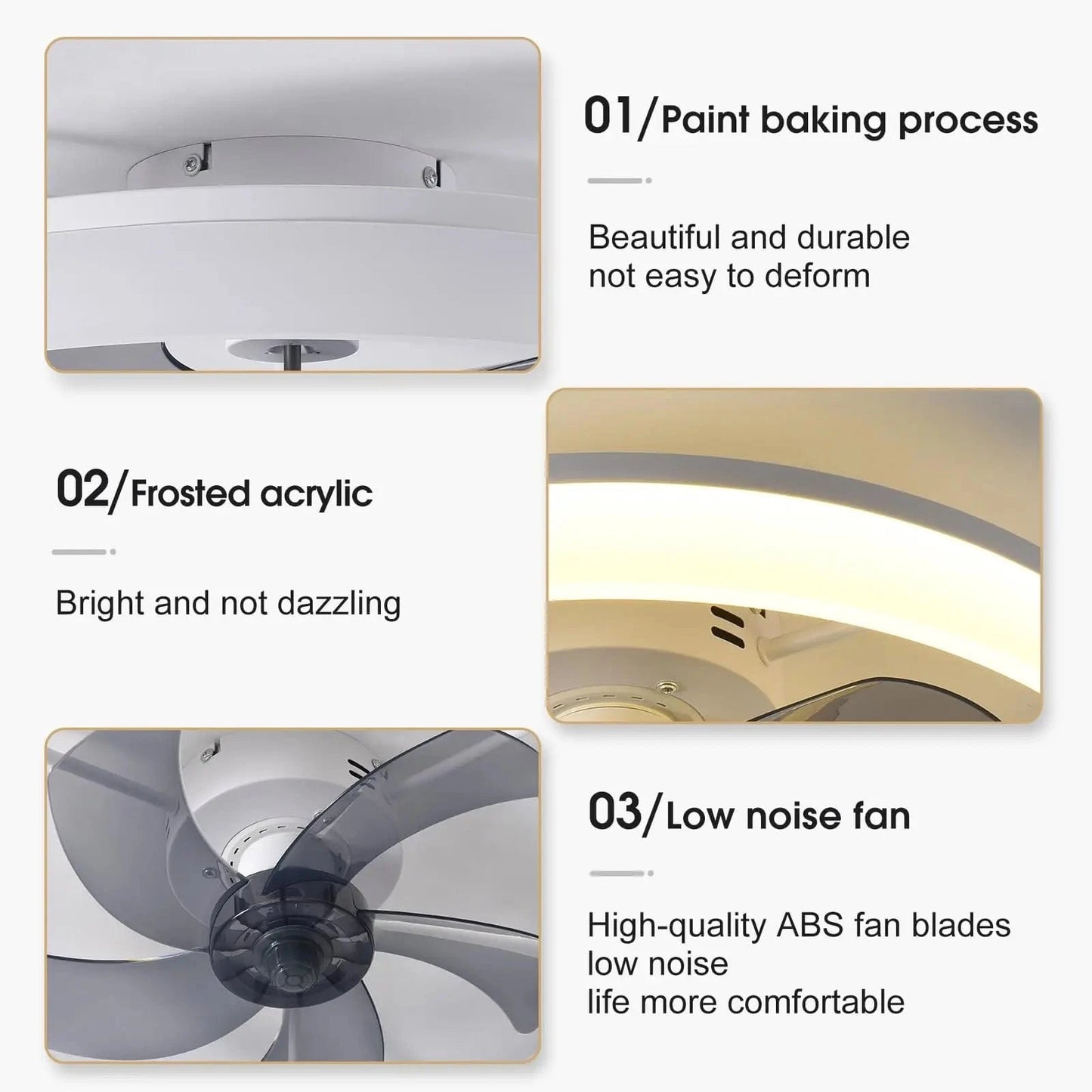 Cadeau showroom ventilateurs Ventilateur de plafond intelligent et moderne