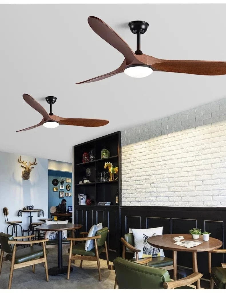 Cadeau showroom ventilateurs Ventilateur de plafond LED, pales réversibles 41cm x 132CM