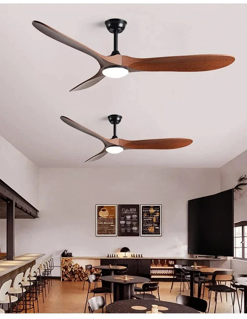 Cadeau showroom ventilateurs Ventilateur de plafond LED, pales réversibles 41cm x 132CM